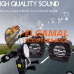 سماعات صوت نقي بولوتوث بحامل موبيل وراديو fm وشاحن موبيل