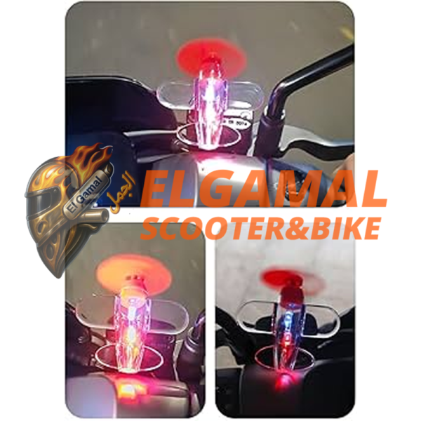 طياره بالنور تعمل مع حركه الهواء