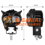 فوج بومه ظهر معدن وش بلاستيك